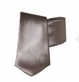    NM Satin Krawatte Set - Braun-grau